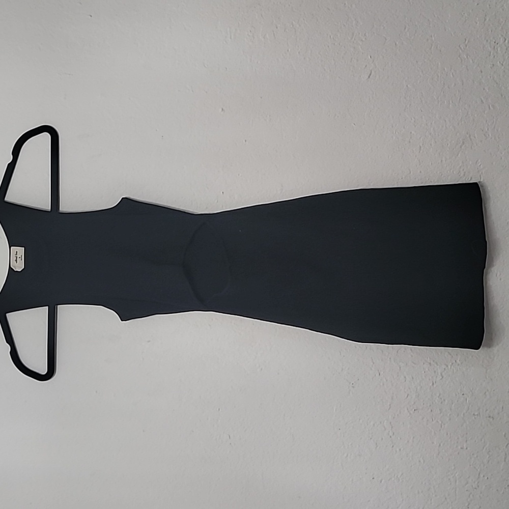 Wilfred Free Cut-Out Knit Tank Dress- Black- Size Medium